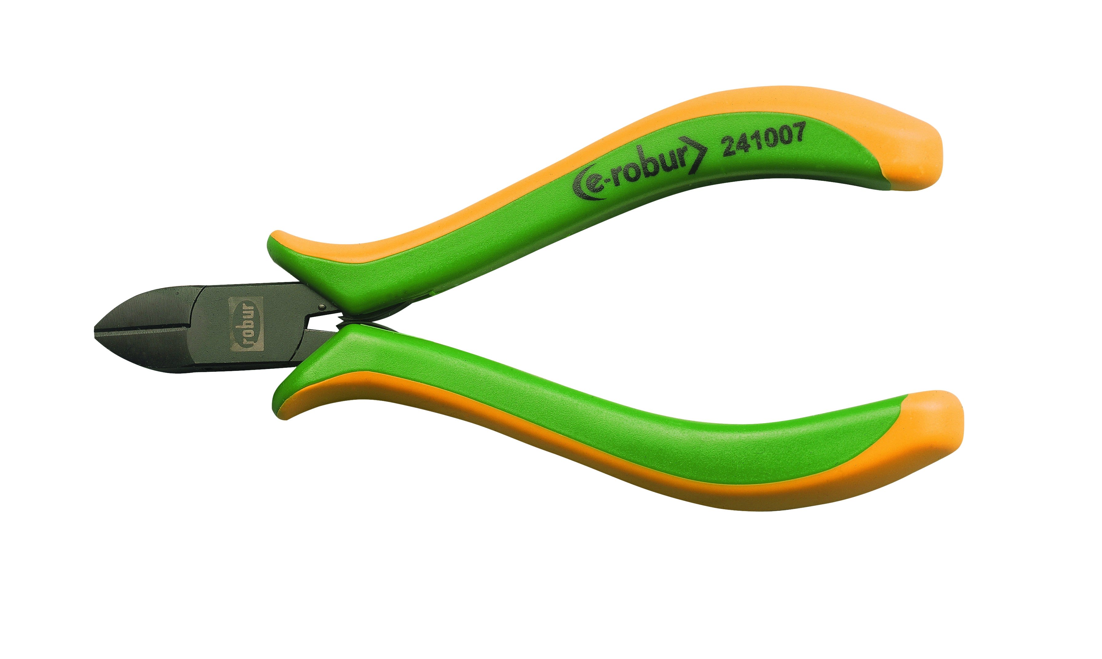 AGI Robur - Pince coupante diagonale renforcée long 115mm, entrepassée, manches bimatière.