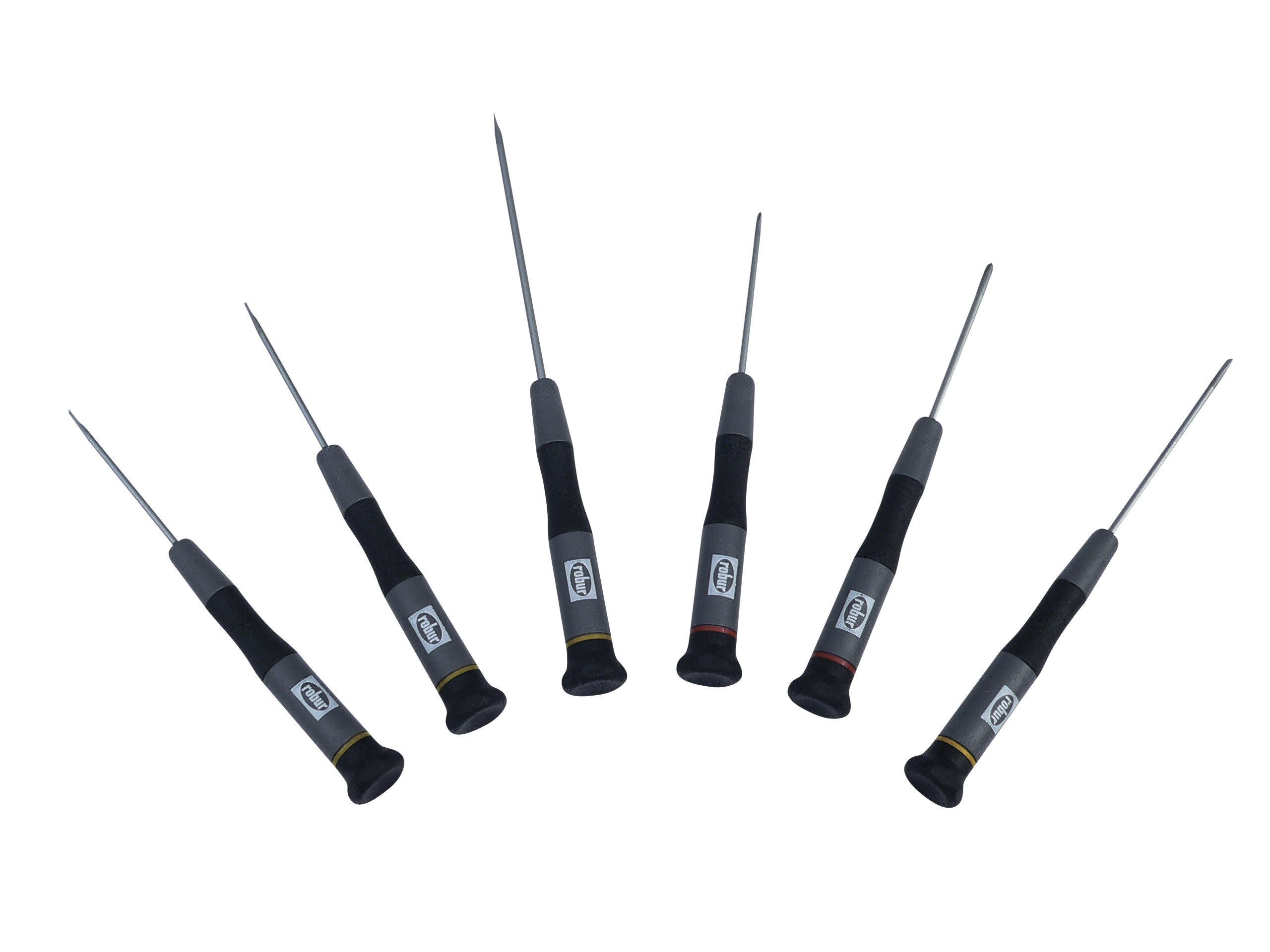 AGI Robur - Coffret de 6 tournevis électronique manches bimatière