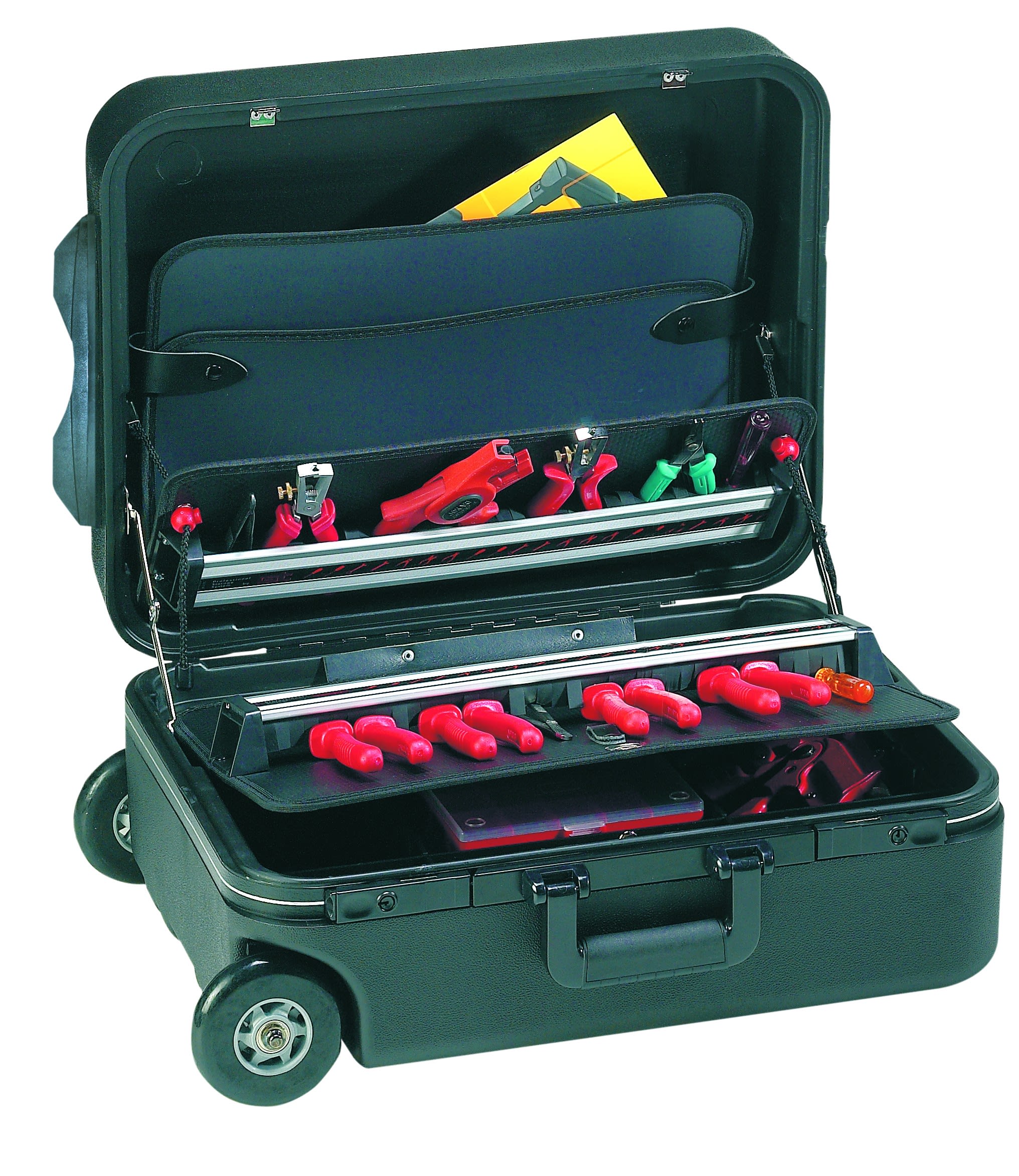 AGI Robur - Valise roulante en polyéthylène 453 x 345 x 185mm