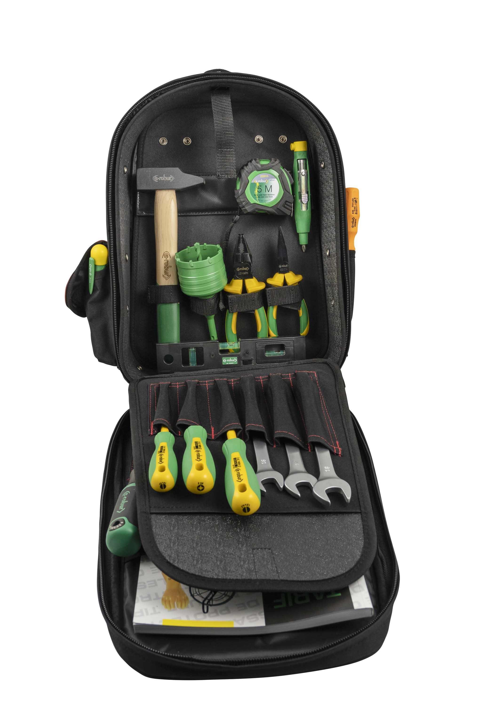 AGI Robur - Sac à dos textile porte outils et documents 300 x 120 x 100mm