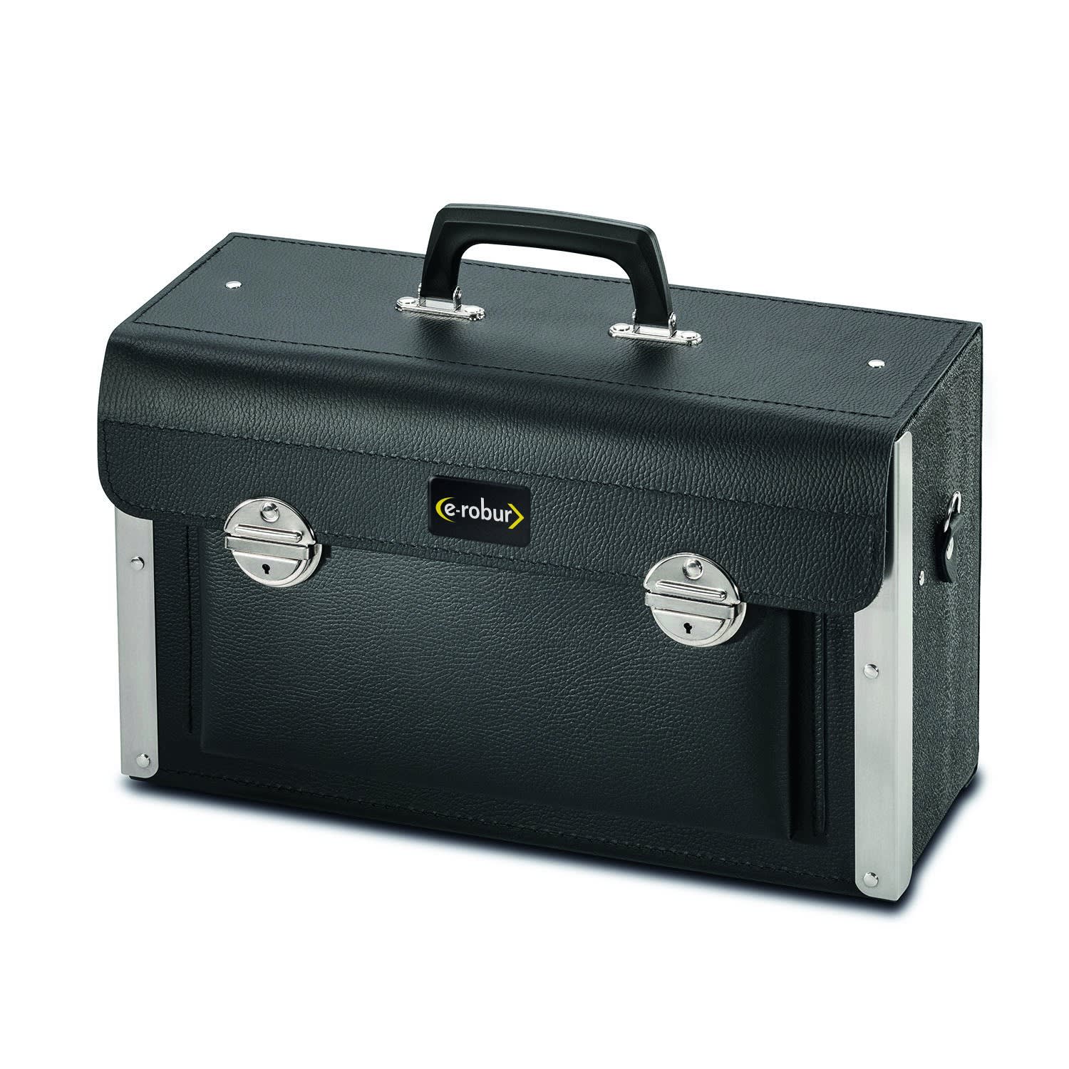 AGI Robur - Sac en cuir à plateau 420 x 250 x 160mm