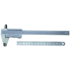 AGI Robur - Composition pied à coulisse acier inox précision 1/20 et réglet inox 150mm