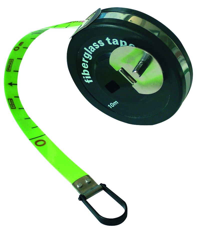 AGI Robur - Décamètre fibre de verre largeur 16mm, boîtier ABS, manivelle métal