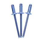 AGI Robur - Rivet alu acier 12,7 x 40 mm, 200 pièces