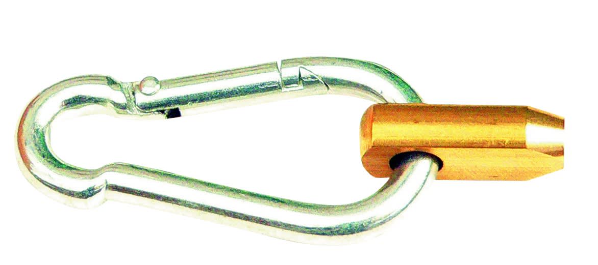 AGI Robur - Mousqueton pour aiguille acier/nylon diamètre 5 mm