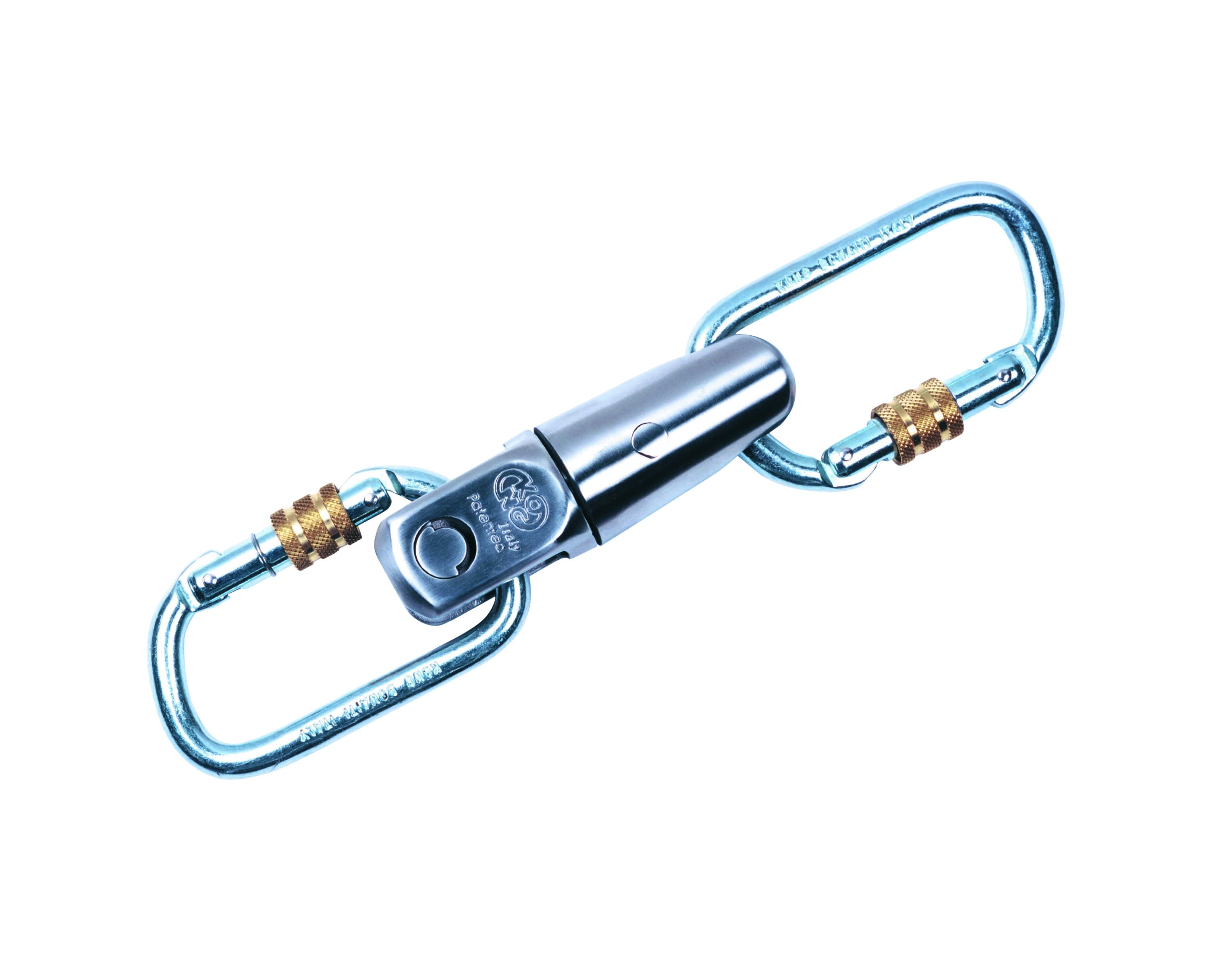 AGI Robur - Joint tournant avec deux mousquetons pour aiguilles de tirage 9mm et plus