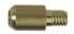 AGI Robur - Embout fileté M4 à sertir pour aiguille nylon diamètre 3 mm