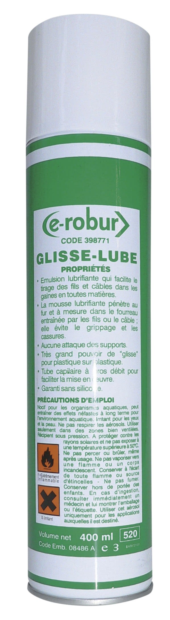 AGI Robur - Lubrifiants pour tirage de câble aérosol 400 ml
