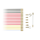 AGI Robur - Kit baguettes tire-fils ø divers/1 m, 23 pièces