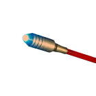 AGI Robur - Embout à lampe LED pour baguette tire fils