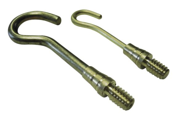 AGI Robur - Paire d'embouts crochet pour baguette tire fils