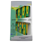 AGI Robur - Coffret 6 tournevis trimatière isolés 1000V PZ1-2, plats 3-4-5,5-6,5mm