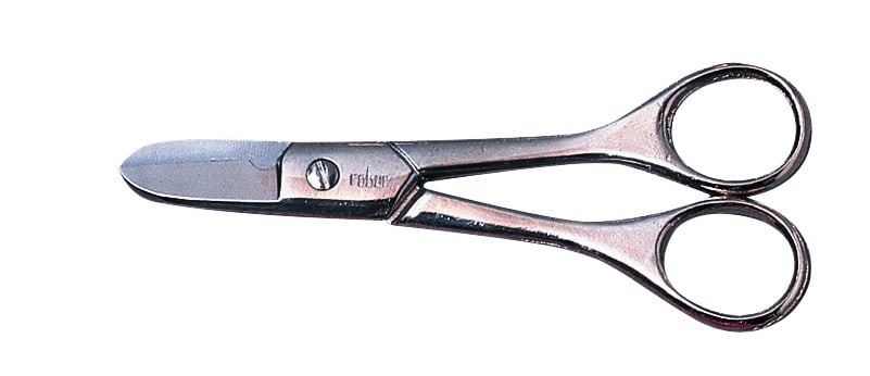 AGI Robur - Ciseaux électricien a encoche bouts ronds