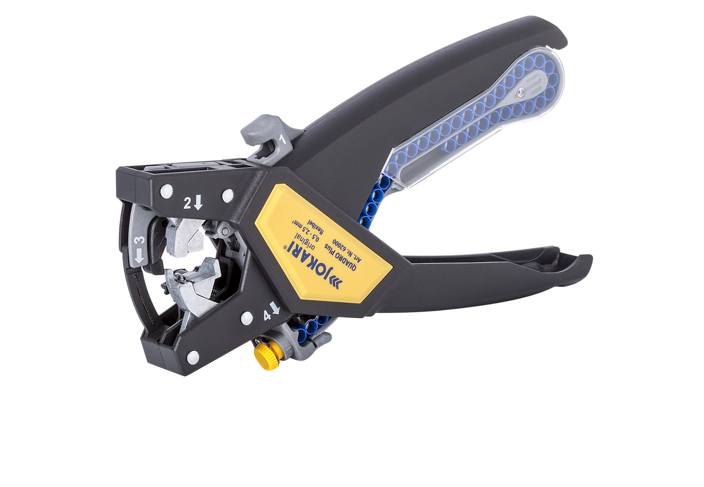 AGI Robur - Pince multifonctions, coupe dénude et sertit capacité 0,5 à 2,5 mm²