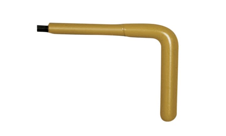 AGI Robur - Clé 6 pans mâle coudée 4 mm, isolée 1000V