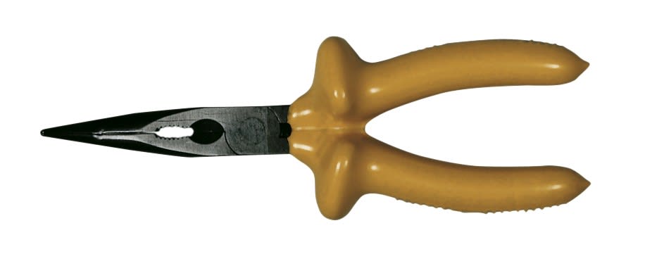 AGI Robur - Pince à becs 1/2 ronds coudés longueur 160 mm