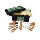 AGI Robur - Composition 12 outils isolés en caisse plastique