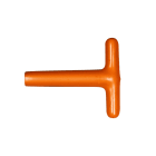 AGI Robur - Clé à béquille 6 pans en T longue 11 mm, isolée 1000V