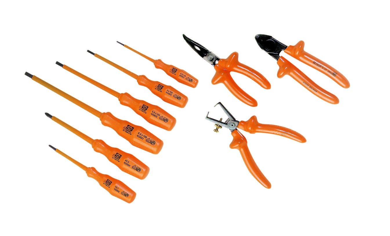 AGI Robur - Composition 9 outils isolés, isolés 1000V