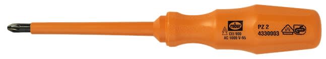 AGI Robur - Tournevis POZIDRIV® N 0 x 60 mm, isolé 1000V