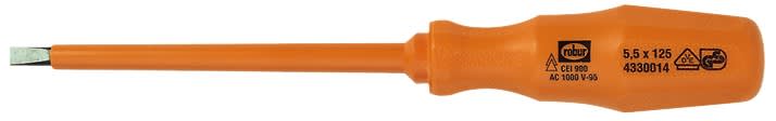 AGI Robur - Tournevis plat 3 x 100 mm, isolé 1000V