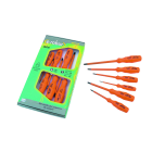 AGI Robur - Coffret 6 tournevis isolés 1000V PZ1-2, plats 2,5-4-5,5-6,5mm