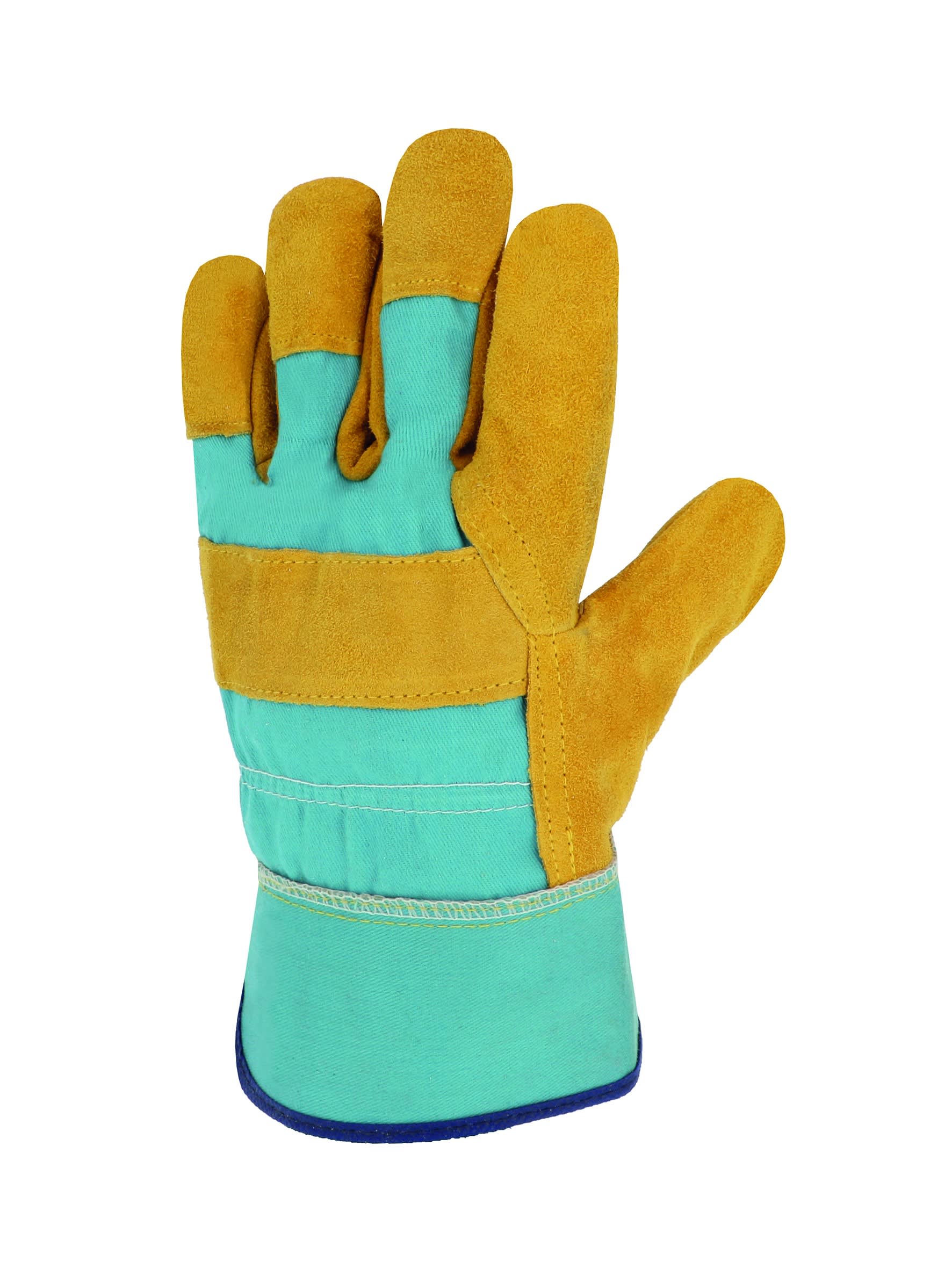 AGI Robur - Gants docker cuir manchette caoutchoutée T10