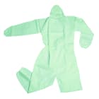 AGI Robur - Combinaison à usage unique non tissé polypro avec capuche, risques mineurs, T XL