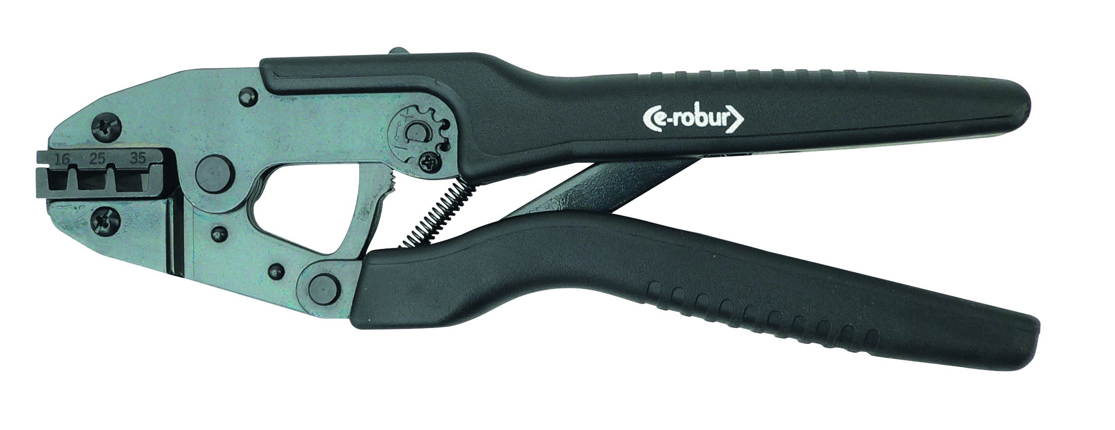 AGI Robur - Pince à sertir les embouts de câblage à cliquet, cap 16-35 mm²