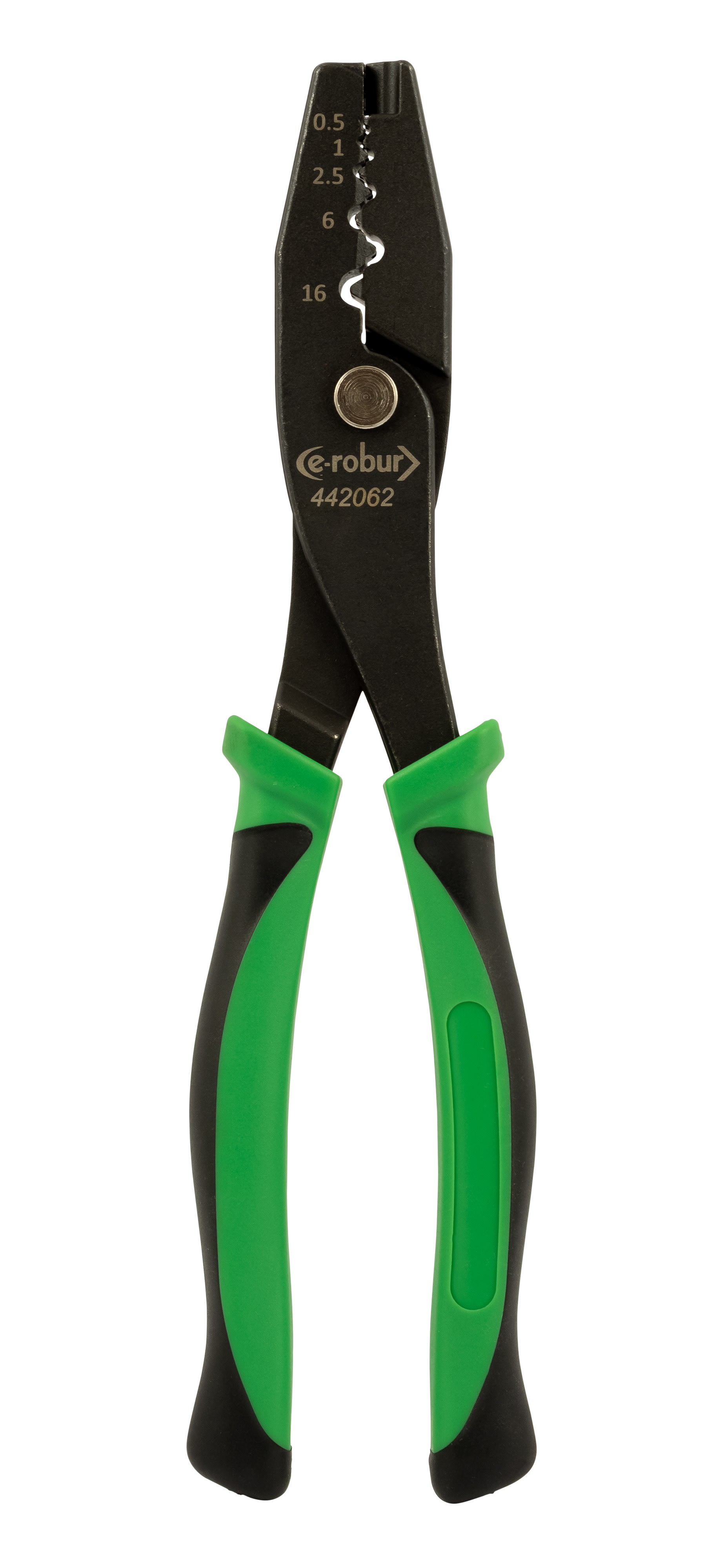 AGI Robur - Pince à sertir pour embouts de câblage capacité 0,5 à 16,0 mm²