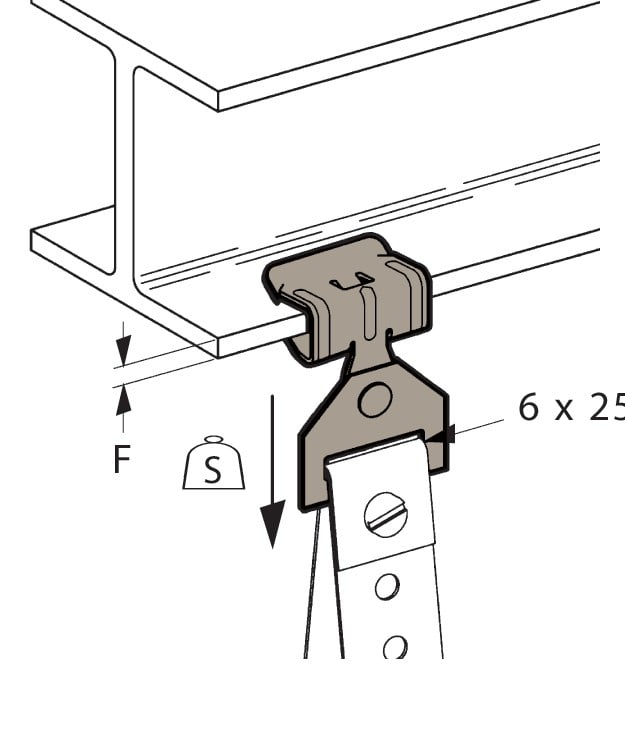 AGI Robur - Attache pour plat 4 - 10 et sangle