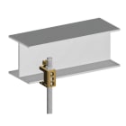 AGI Robur - Attache bord de tôle, capacité plat de 2-18 mm, tige fileté M6 à 10 mm.