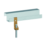 AGI Robur - Attache sur plat vertical 1,5-5mm pour tige filetée M6. 25 pièces