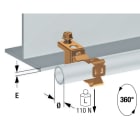 AGI Robur - Attache pour plat < ou = 18 et tube 18 - 27mm