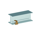 AGI Robur - Attache pour plat 8-14 et tube 18 - 22mm montage inversé