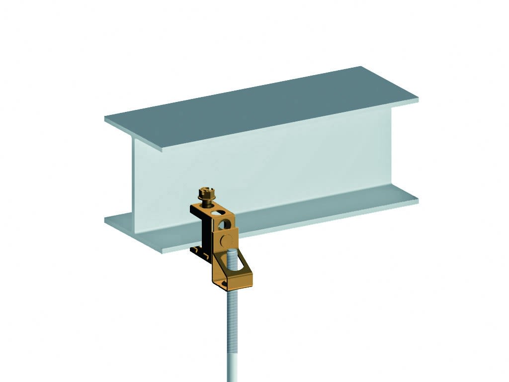 AGI Robur - Attache pour plat < ou = 18 et perçage M6