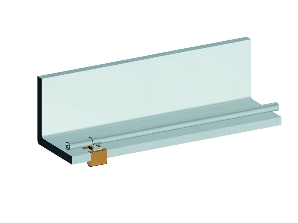 AGI Robur - Attache de fixation de clip CR sur plat de 12-15 mm. 25 pièces