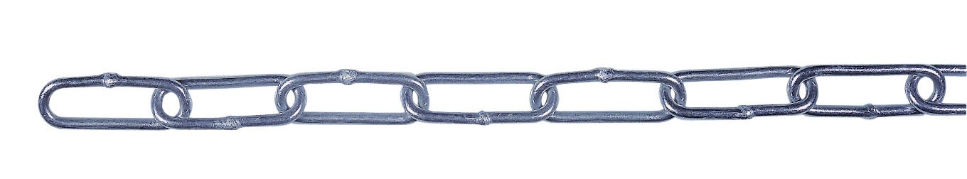 AGI Robur - Chaîne acier zingué soudée, diamètre 2,5 mm, long. 25 m.