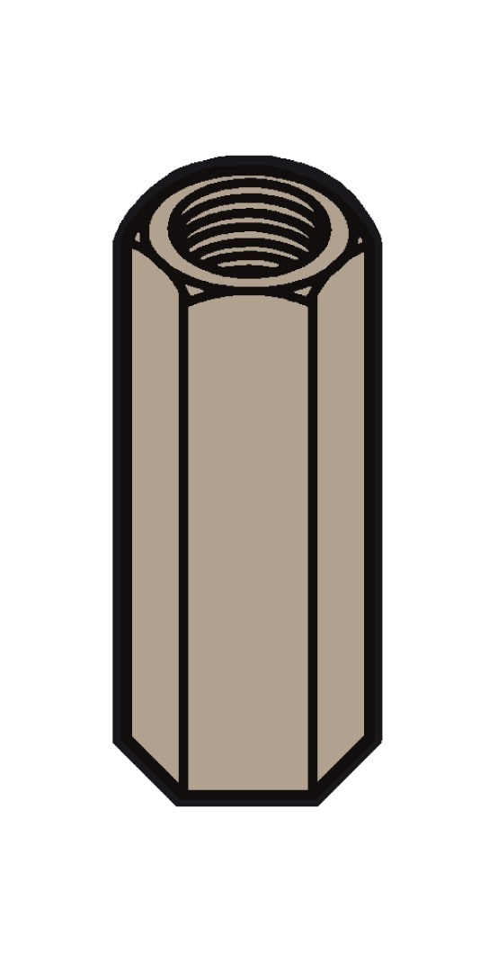 AGI Robur - Manchon acier zingué M8.