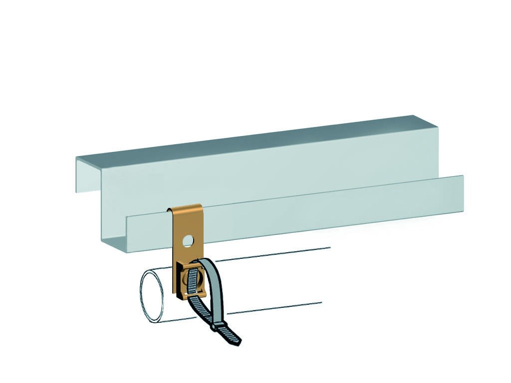 AGI Robur - Attache pour plat 1,5 - 4,0 et collier pour tube 10 - 40mm