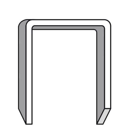 AGI Robur - Agrafe plates 9mm, boite 5000 pièces, long 10mm