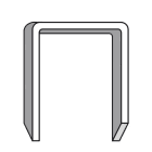 AGI Robur - Agrafe plates 9mm, boite 5000 pièces, long 10mm