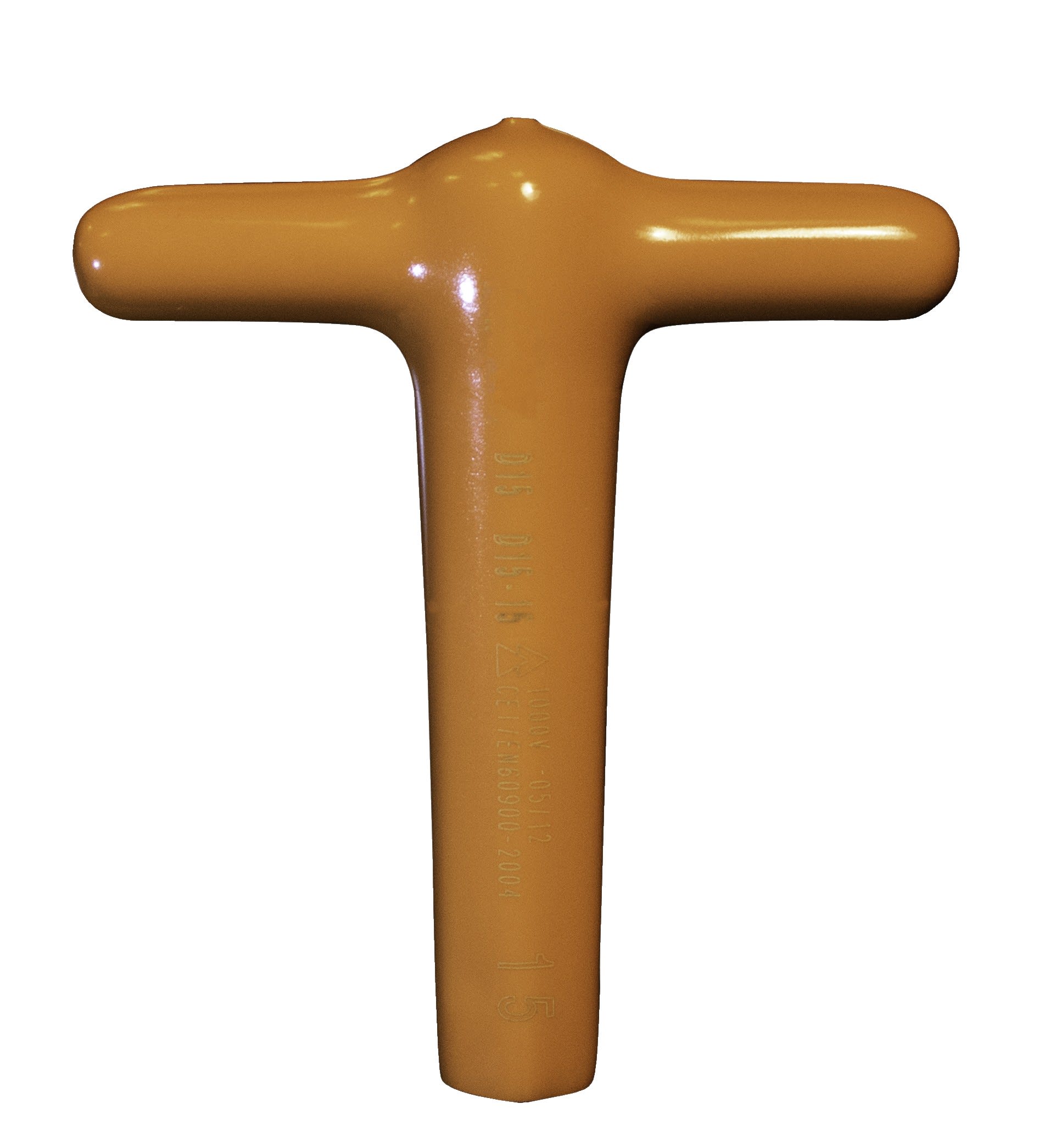 AGI Robur - Clé à béquille 6 pans en T courte 15 mm, isolée 1000V