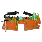 AGI Robur - Tablier de travail cuir 10 poches