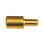 AGI Robur - Embout fileté M4 à sertir pour aiguille nylon diamètre 4 mm.