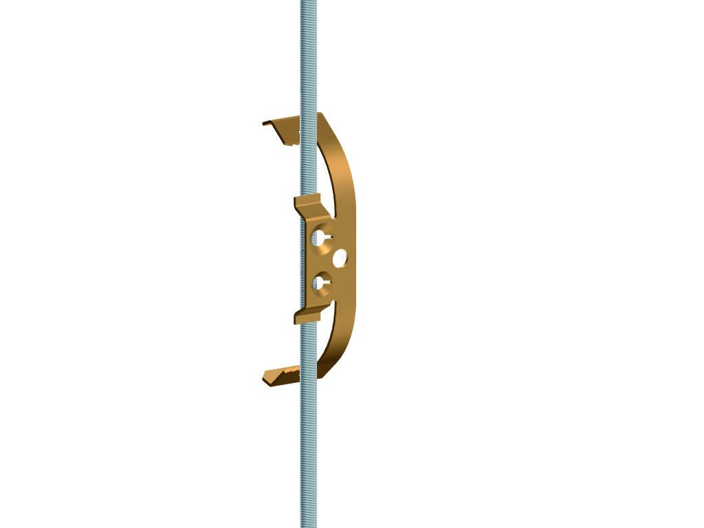 AGI Robur - Attache sur tige filetée M3-M6 ou plat 3-9, pour boite fixation M6. 25 pièces