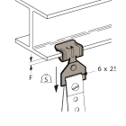 AGI Robur - Attache pour plat 1,5 - 4 et sangle