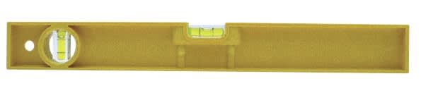 AGI Robur - Niveaux en plastique 40 cm, à fioles horizontale et verticale, incassables.