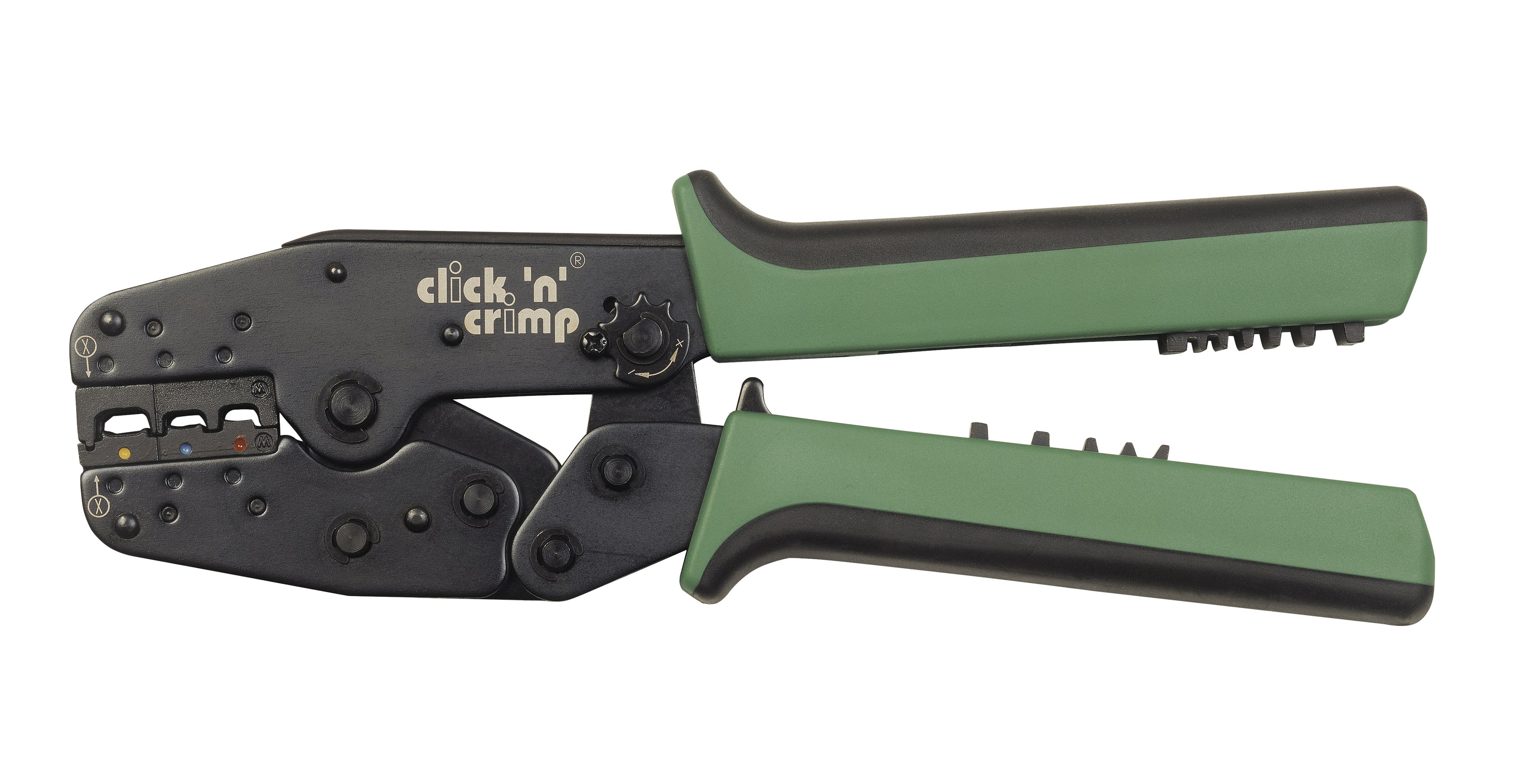 AGI Robur - Pince à sertir à cliquet, cosses isolées 0,5-6mm², nues et embouts 0,5-10mm²