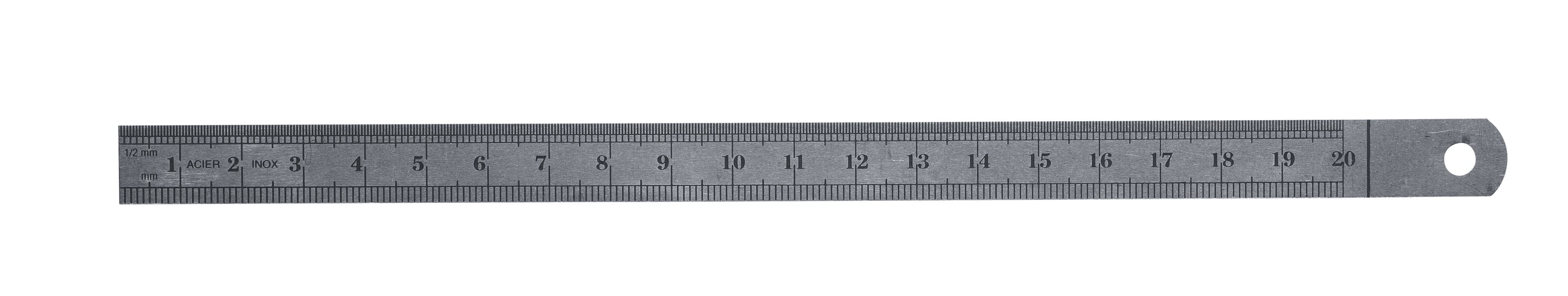 AGI Robur - Réglet inox 200mm